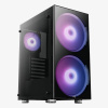 AeroCool Python Black, без БП, ATX, боковое окно (закаленное стекло) AeroCool Python Black, без БП, ATX, боковое окно (закаленное стекло)