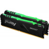 16Gb (2x8Gb) 2666MHz DDR4 Kingston FURY Beast Black RGB (KF426C16BBAK2/16)