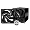 Arctic Cooling P14 PWM PST Value Pack Black (ACFAN00138A), 140mm, 1700rpm, 10.6dB (kit of 5) Arctic Cooling P14 PWM PST Value Pack Black (ACFAN00138A), 140mm, 1700rpm, 10.6dB (kit of 5)