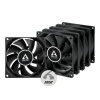 Arctic Cooling SF8 PWM PST Value pack Black (ACFAN00261A), 80mm, 2000rpm, 10.6dB (kit of 5) Arctic Cooling SF8 PWM PST Value pack Black (ACFAN00261A), 80mm, 2000rpm, 10.6dB (kit of 5)